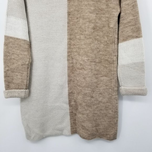 Joan Vass New York Multicolor Women's Open Front Cardigan Sweater Small - Picture 9 of 10